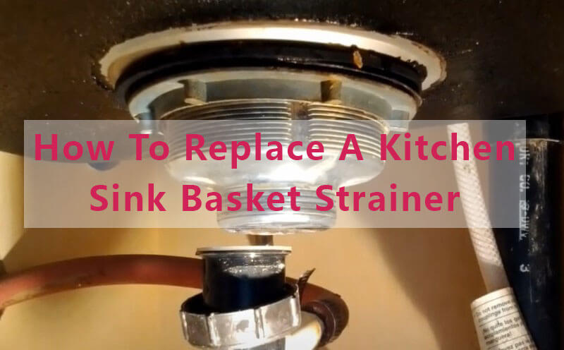 replace sink strainer double kitchen sink diagram
