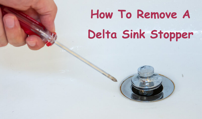 delta bathroom sink drain removal