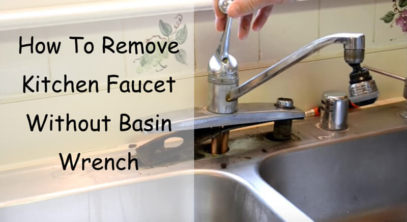 remove kitchen sink without basin wrench
