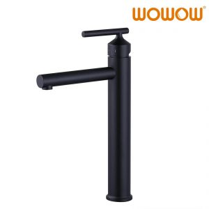 black vessel sink faucet