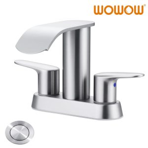 Waterfall Bathroom Sink Faucet