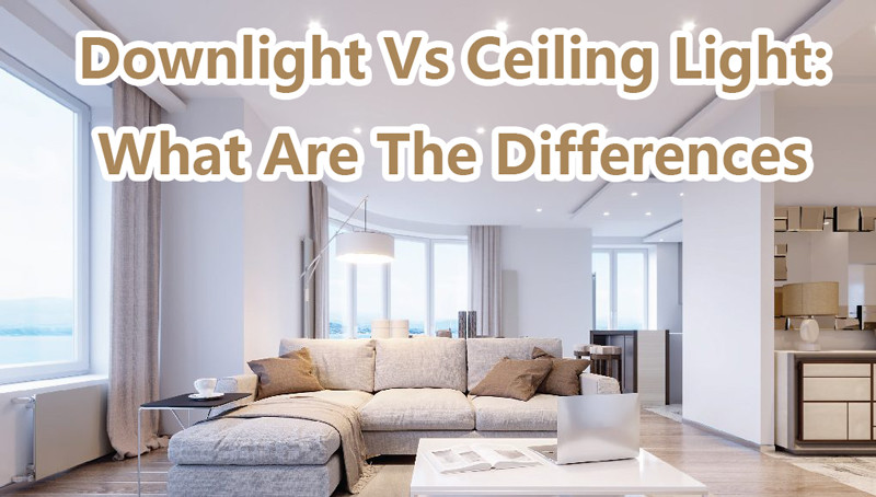 downlight vs ceiling light 