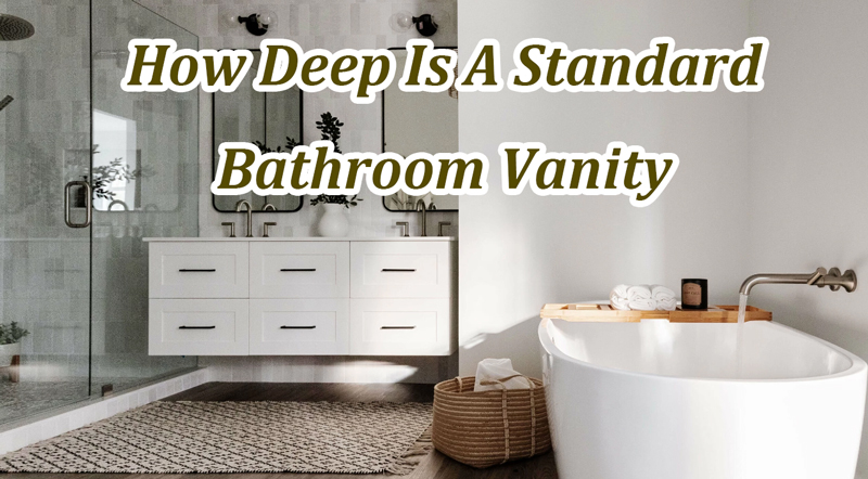 how deep is a standard bathroom vanity 2