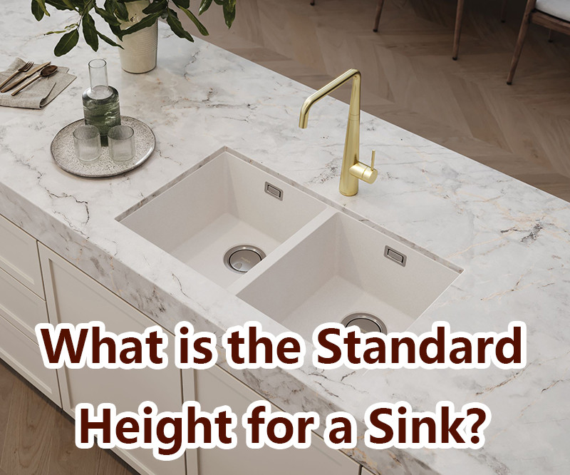 what is the standard height for a sink