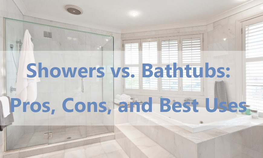 showers vs bathtubs