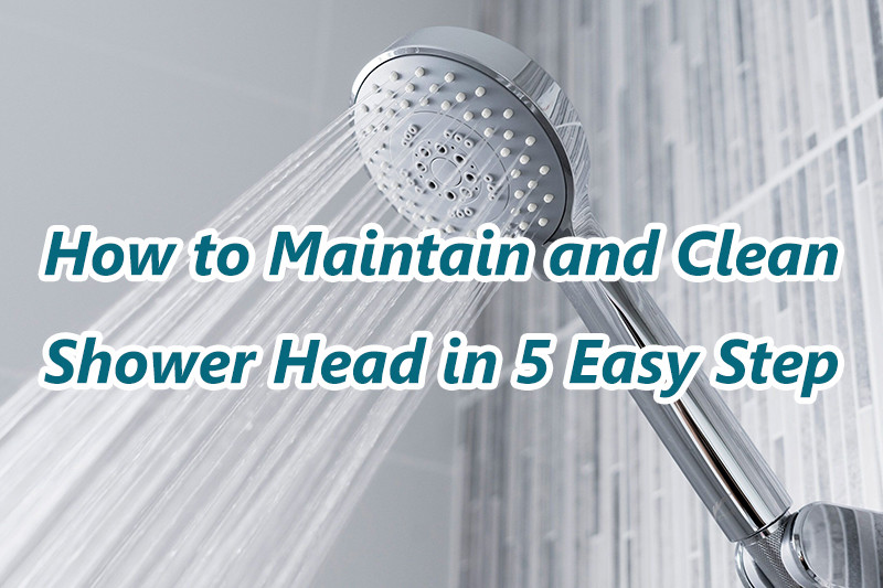 how to maintain and clean shower head