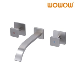 Wall Mounted Waterfall Bathroom Faucet