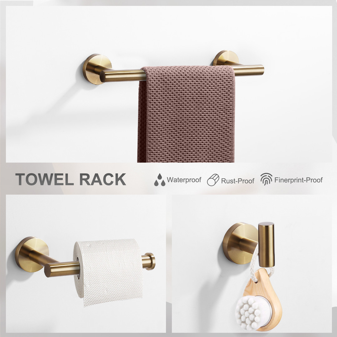 Wall Mounted Bathroom Hardware Set 3