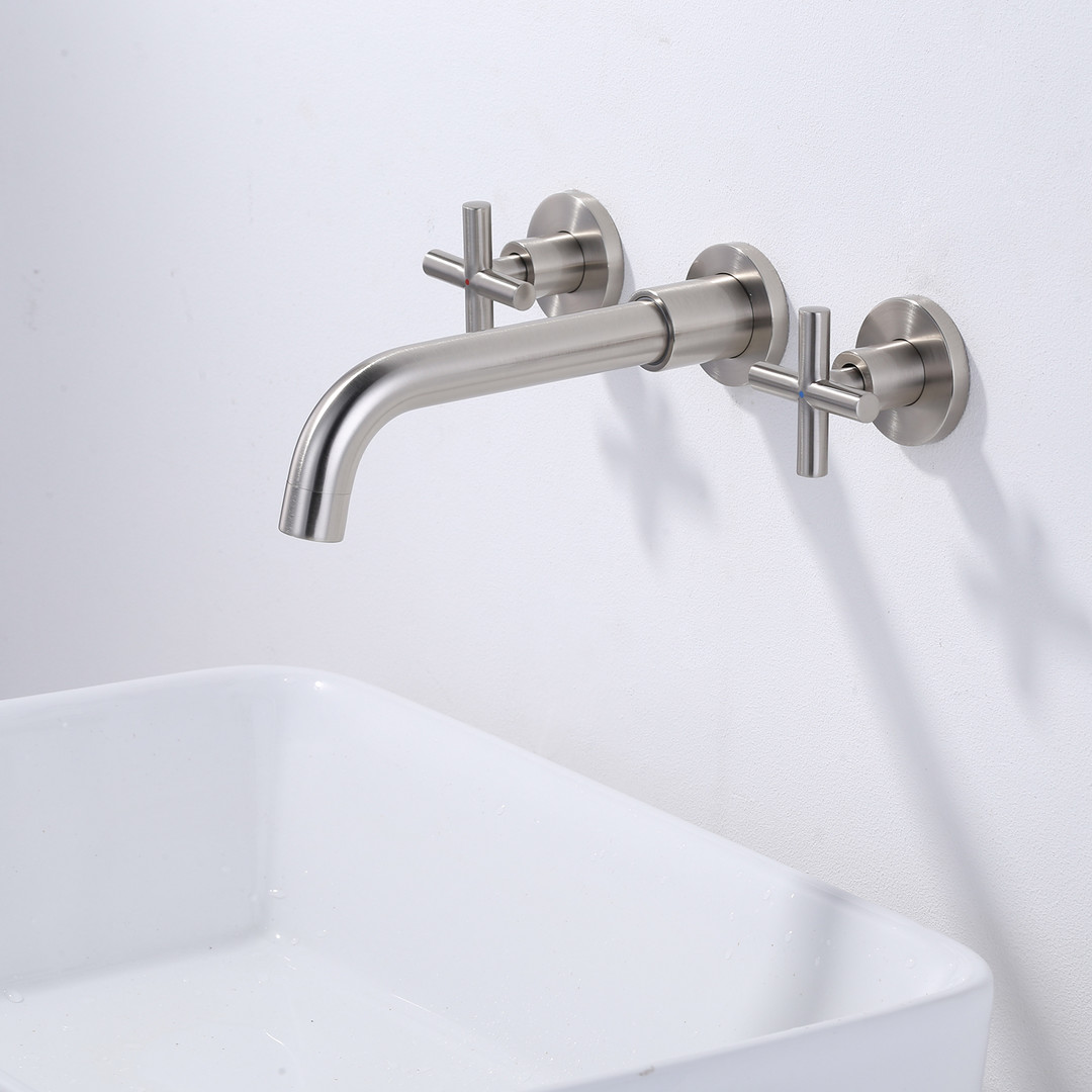 Wall Mounted Bathroom Sink Faucet 2