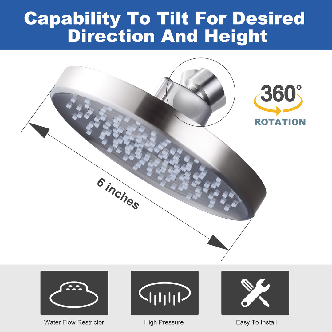 brushed nickel showerhead 2