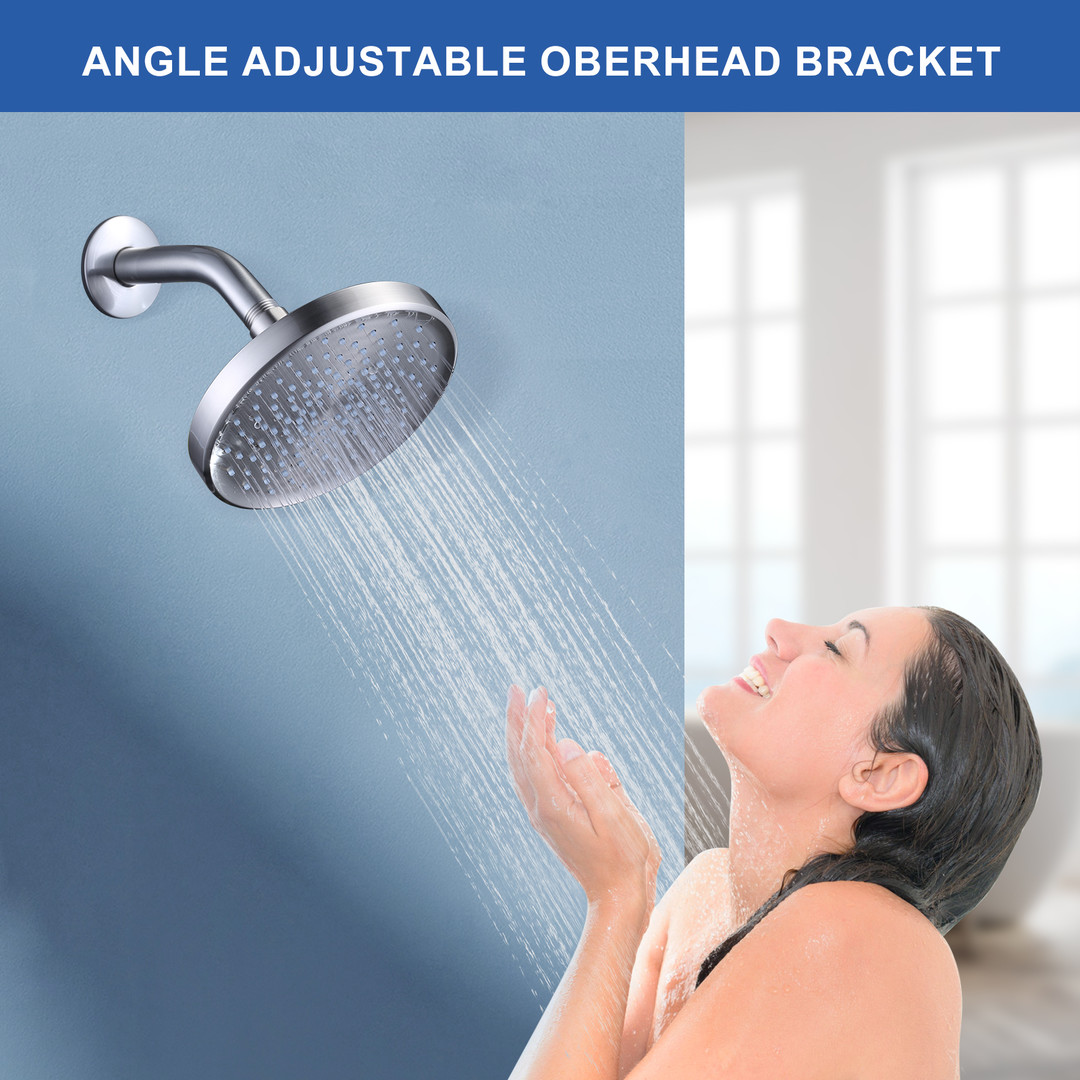 brushed nickel showerhead 9