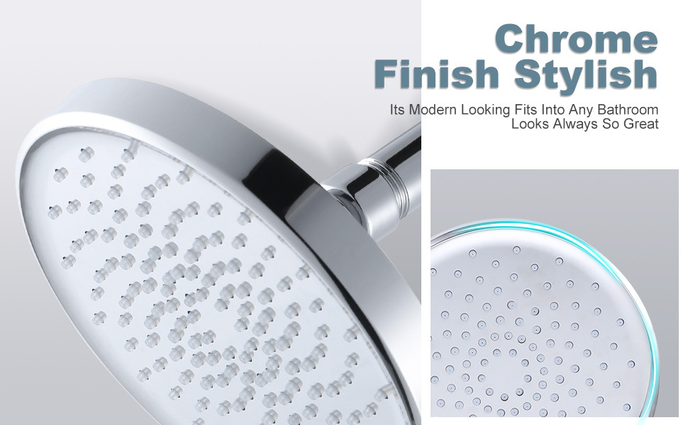 chrome showerhead 14