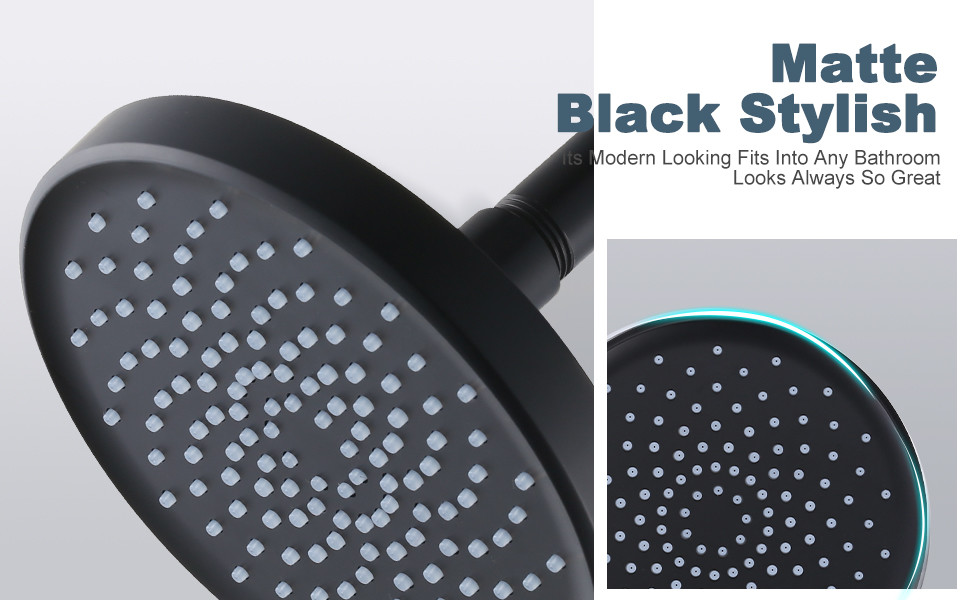 matte black showerhead 14