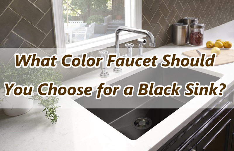 what color faucet should you choose for a black sink 1