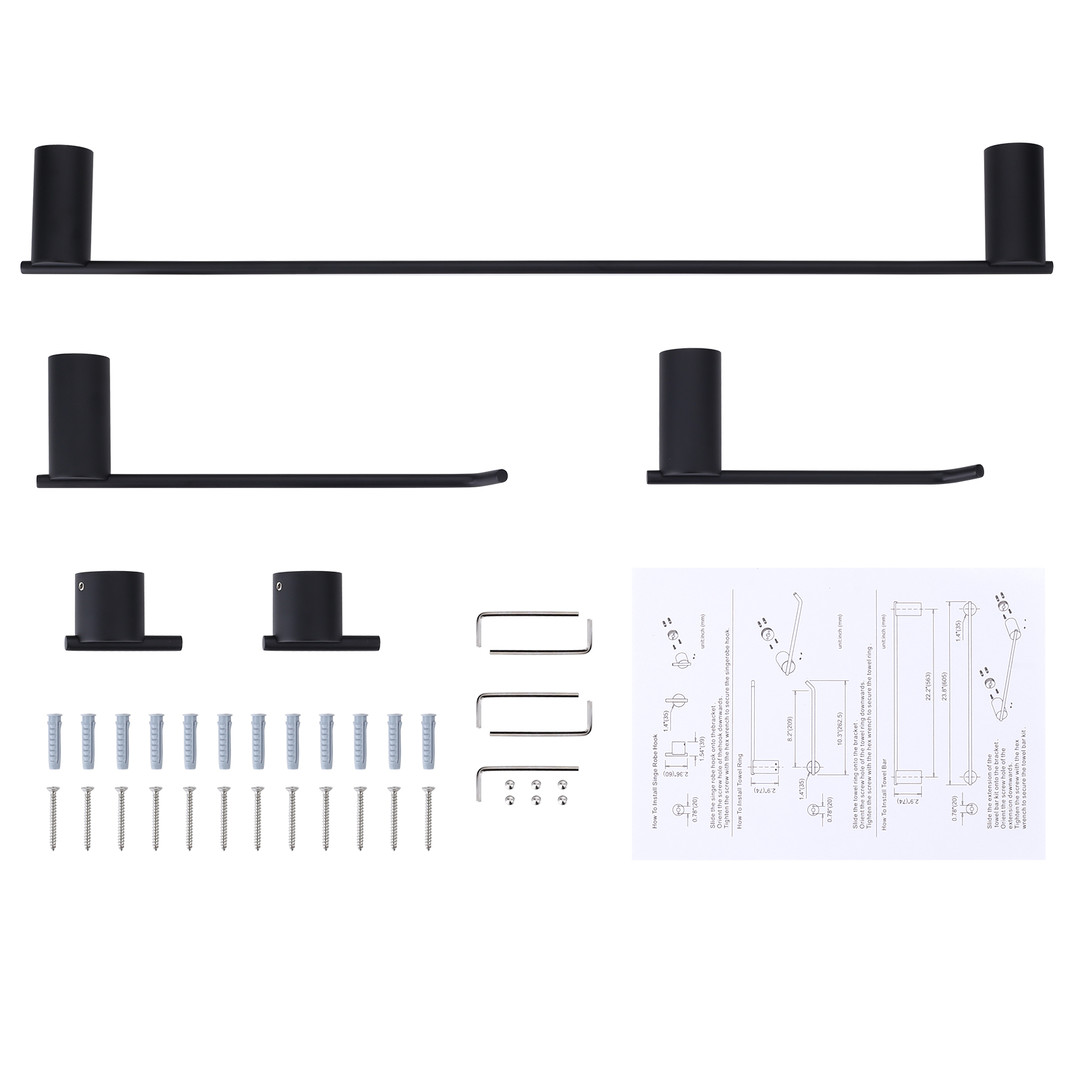 bathroom hardware set accessories 16