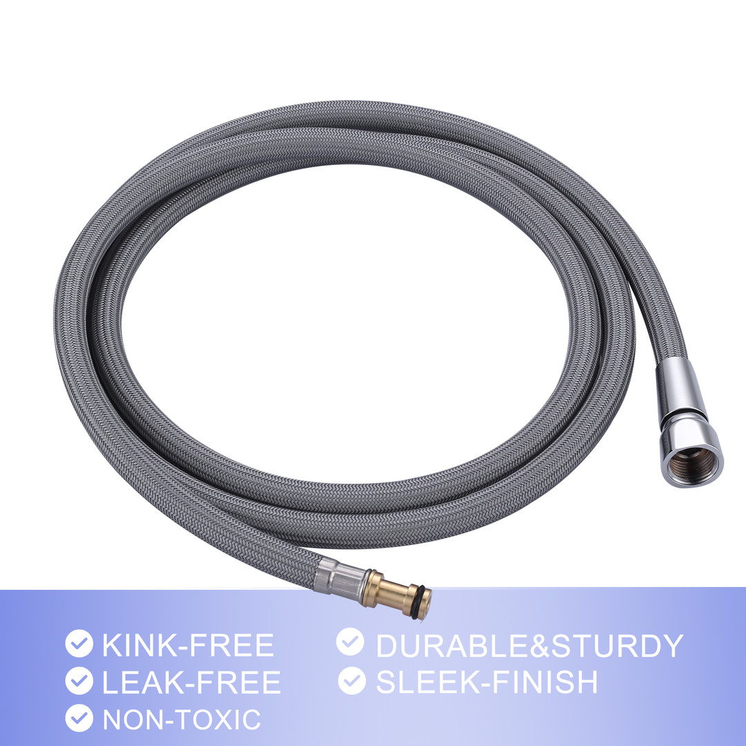 wowow 68 inch pull down kitchen faucet hose replacement 4