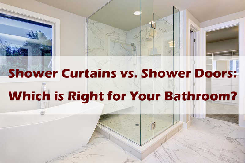 shower curtains vs shower doors