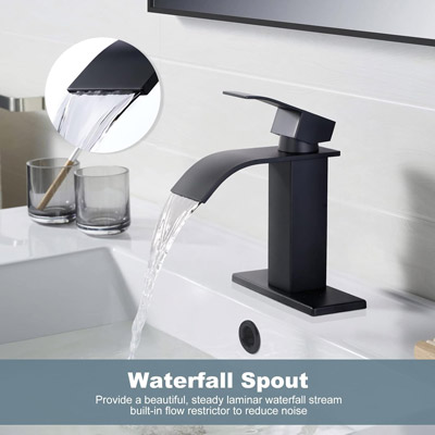 Waterfall faucets