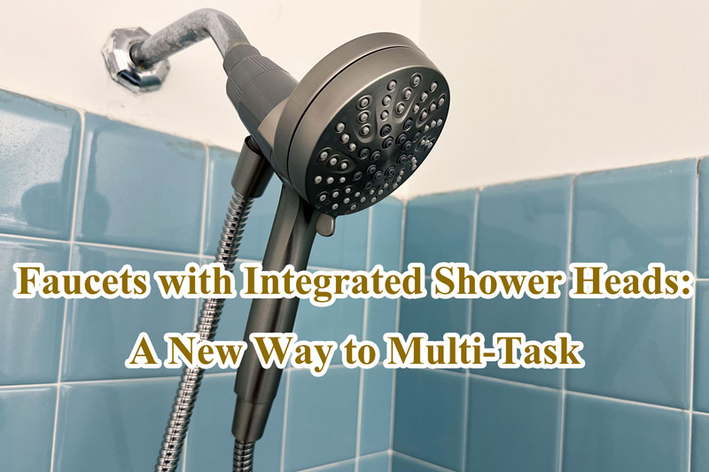 faucets with integrated shower heads